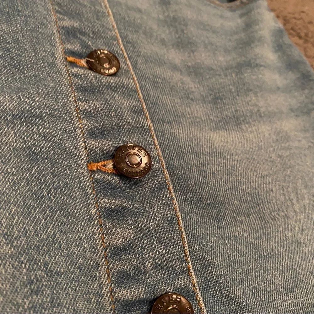 Harper Blue Jean Mini Skirt - Picture 9 of 10
